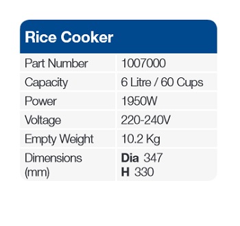 Birko Rice Cooker 6L
