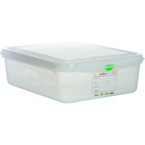 Air-Tight Container 6.5L ½ 100mm Polypropylene Transparent Gastronox