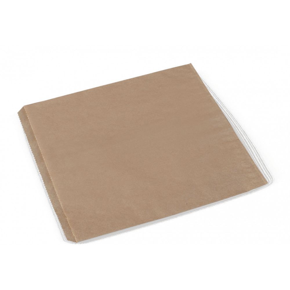 3F Brown Flat Paper Bag 212x175mm 500 per pack
