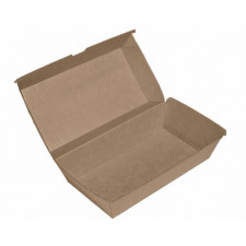 Snack Box Large Kraft 205x107x77mm iKon Pack 200/carton
