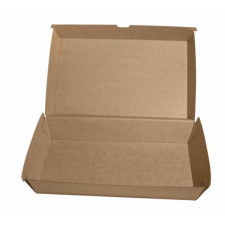 Ikon Pack Kraft Brown Eco-Board Clams Family Box 290x170x85mm 50/pack