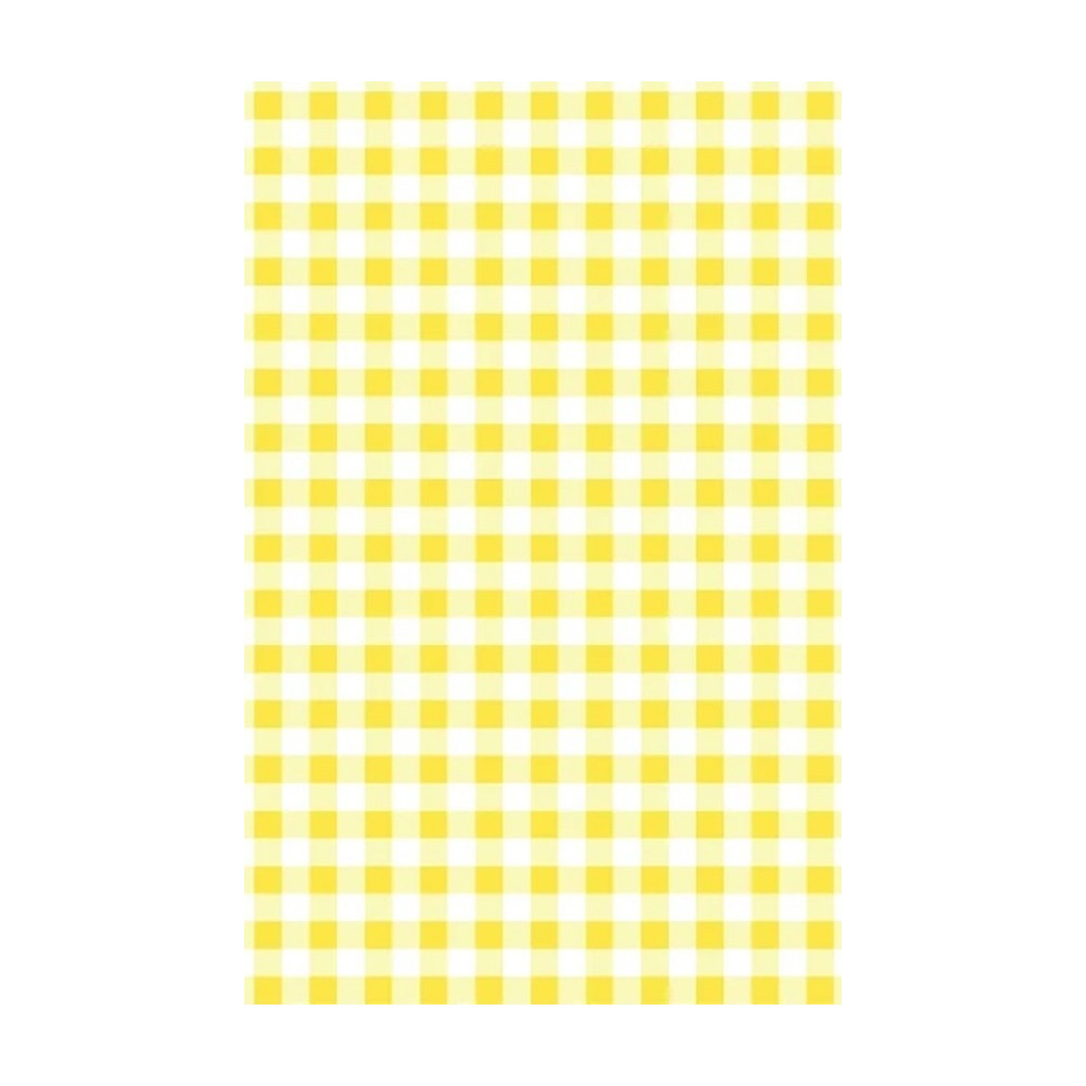 Yellow Gingham Greaseproof Paper 200x300mm - 4000/carton
