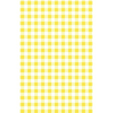 Yellow Gingham Greaseproof Paper 200x300mm – 200/ream pack