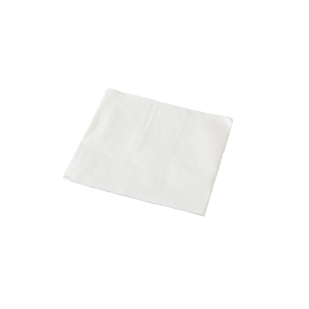 Dinner Napkin Linen Look Quarter Fold White Culinaire 250/carton