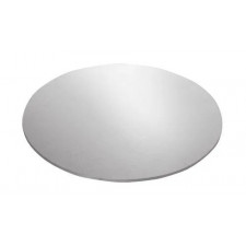 Cake Board 10in wide 2.5mm thick Silver Round Mondo 25/pack