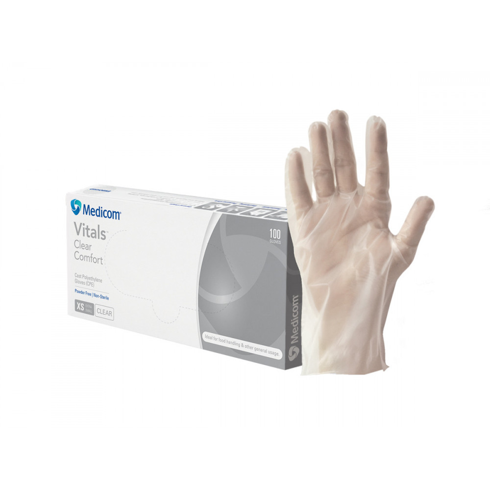 Gloves Large 1000/carton CPE Medicom